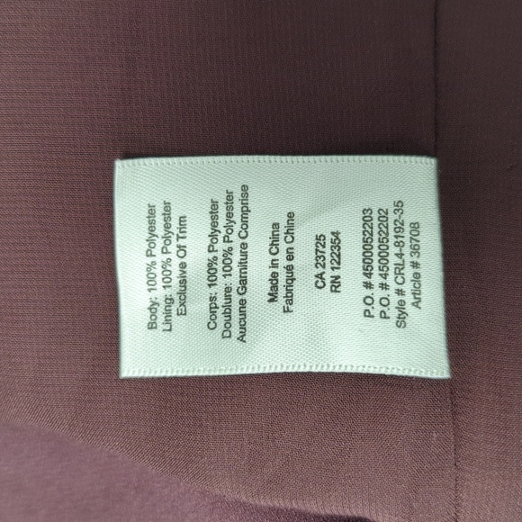 Wilfred Cowl Neck Draped Dress Maroon M Business casual preppy minimalist - Picture 6 of 7